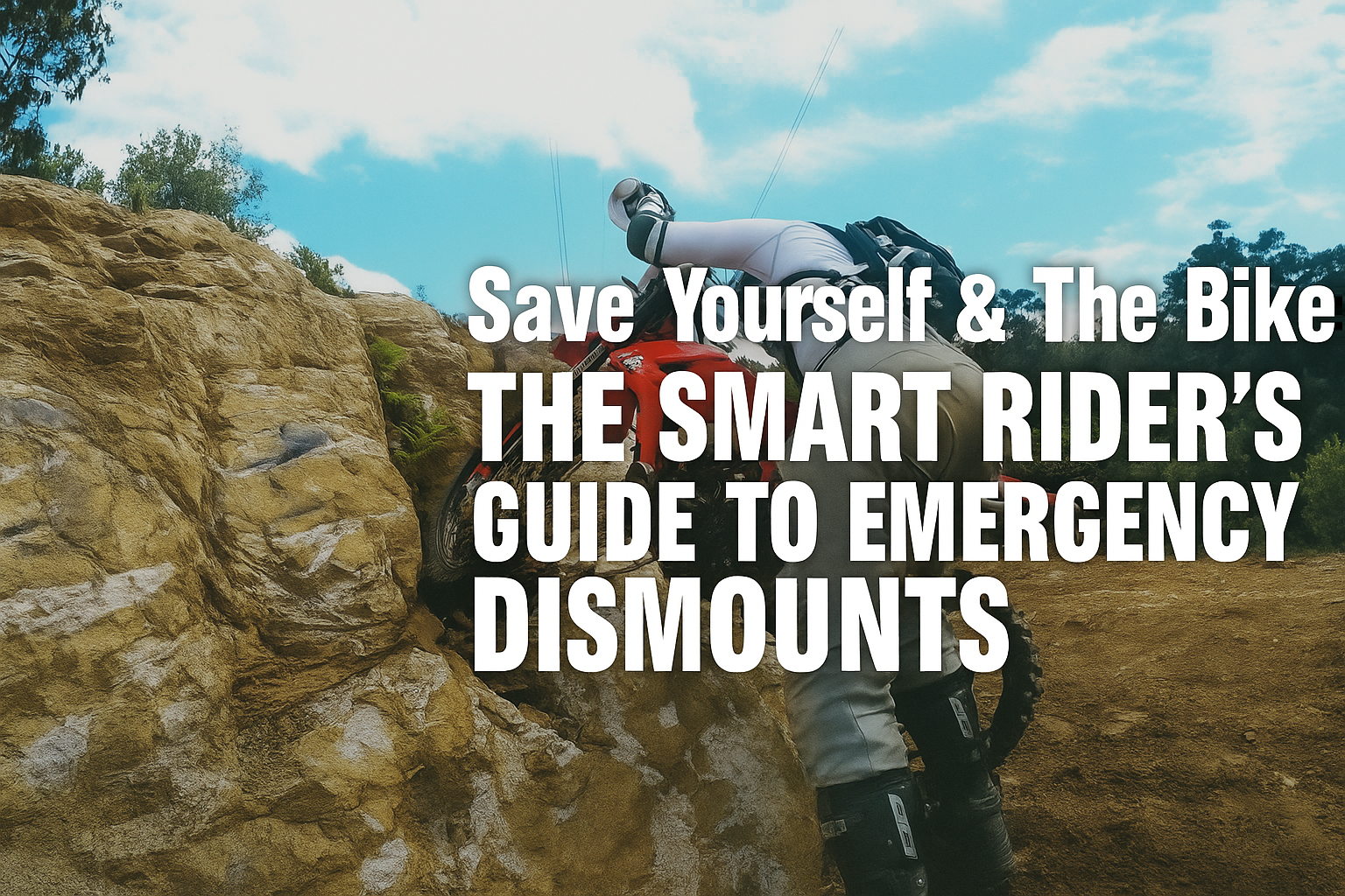 Save Yourself & The Bike: The Smart Rider’s Guide to Emergency Dismounts