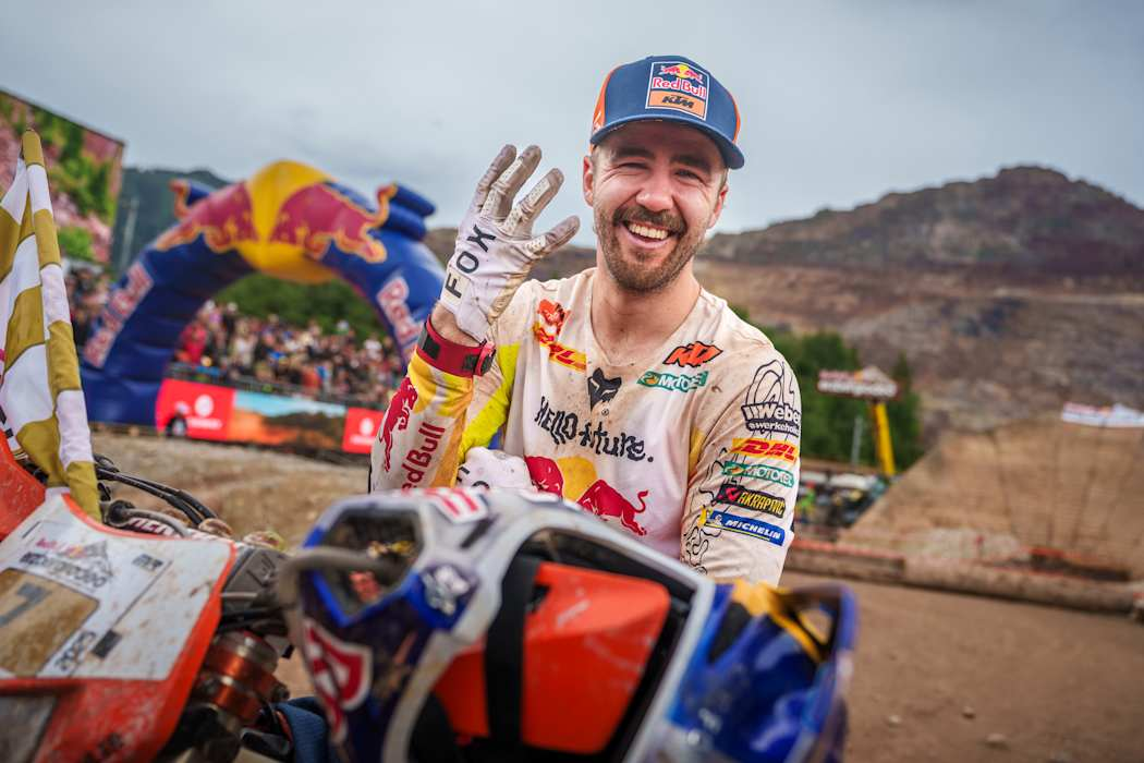 Mani Lettenbichler - The 4-time winner of Erzbergrodeo. Credit: Red Bull